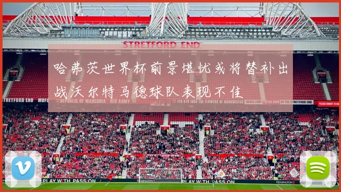 哈弗茨世界杯前景堪忧或将替补出战沃尔特马德球队表现不佳